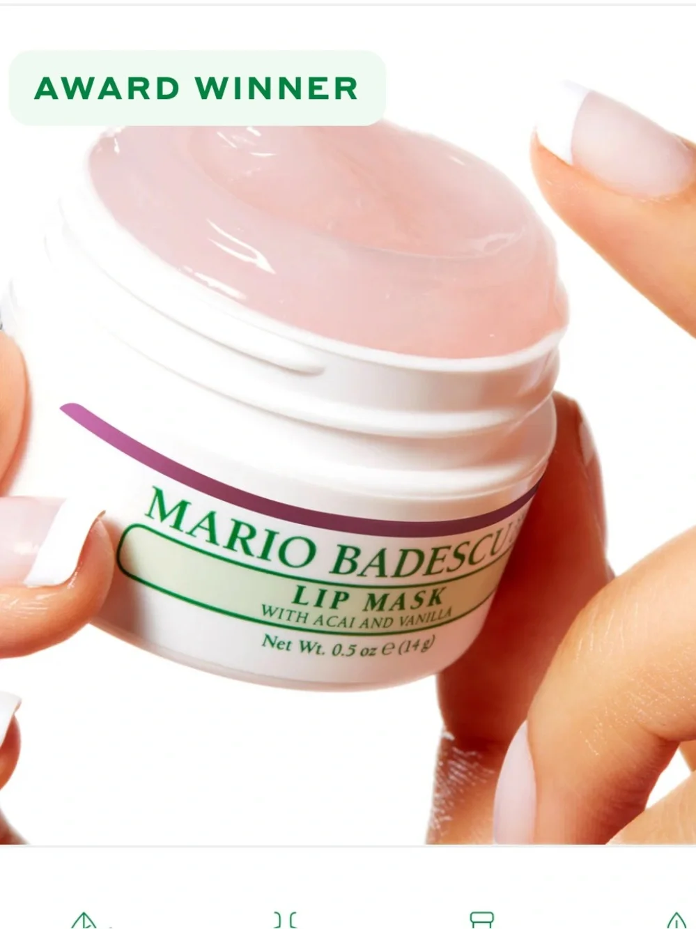 ♥️⚡️Mario Badescu Lip Mask With Açaí And Vanilla